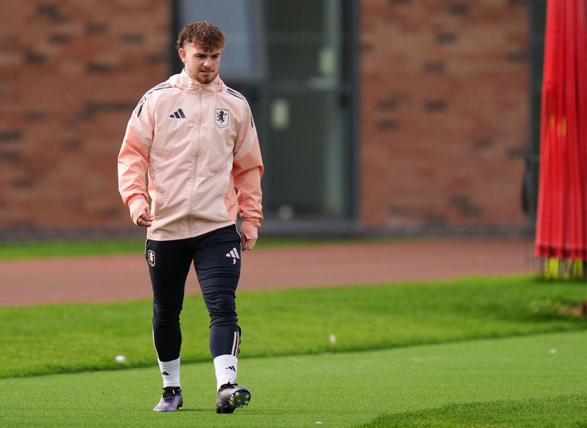 Aston Villa's Harvey Elliott during a training session at Bodymoor Heath Training Ground, Tamworth. Picture date: Wednesday November 5, 2025. PA Photo. Photo credit should read: Jacob King/PA Wire.

RESTRICTIONS: Use subject to restrictions. Editorial use only, no commercial use without prior consent from rights holder.