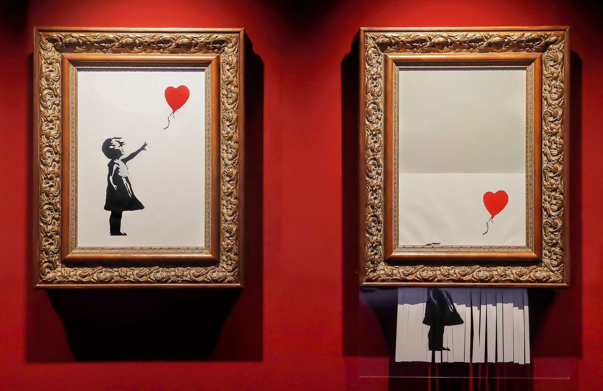 The interactive exhibition will feature more than 200 reimagined Banksy works