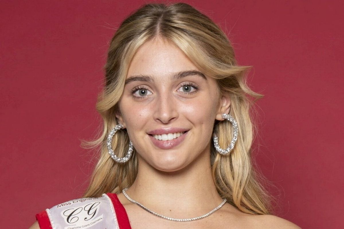 Paige competed in the Miss England final make-up free