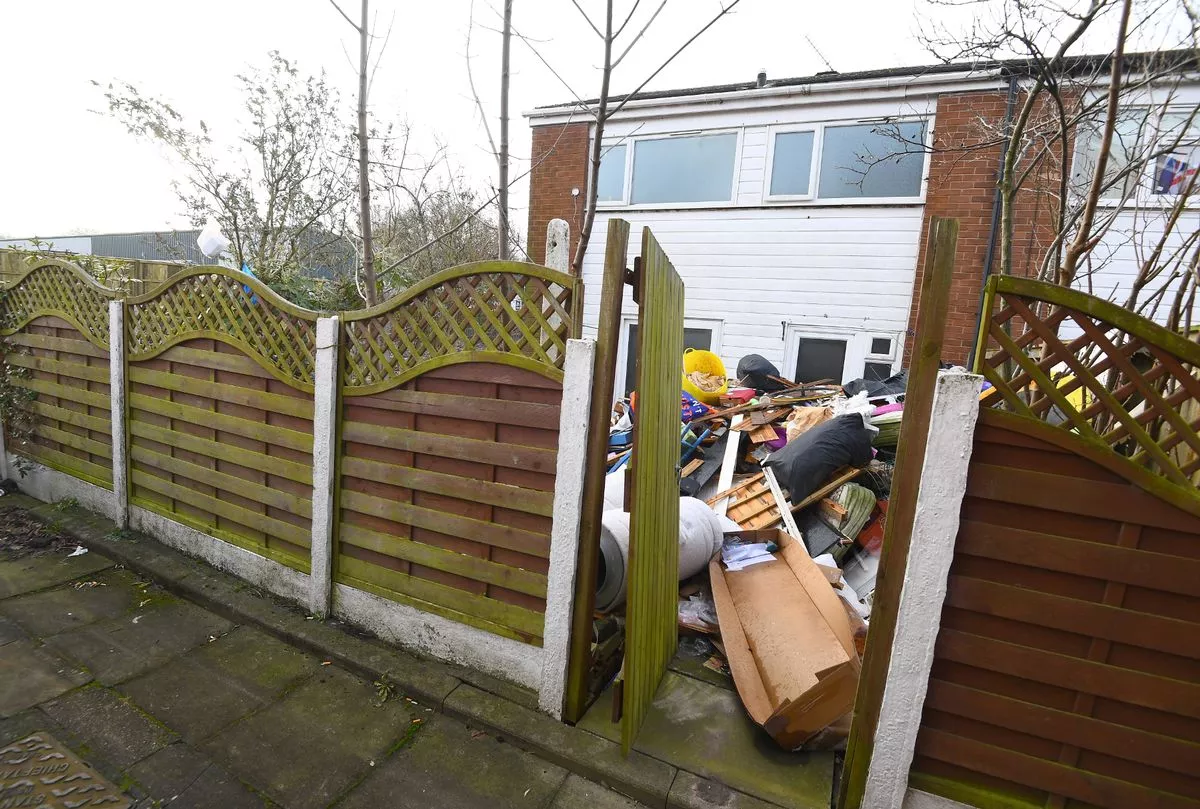 Rear garden of house on Fulwood Way ,subject to a HMO proposal