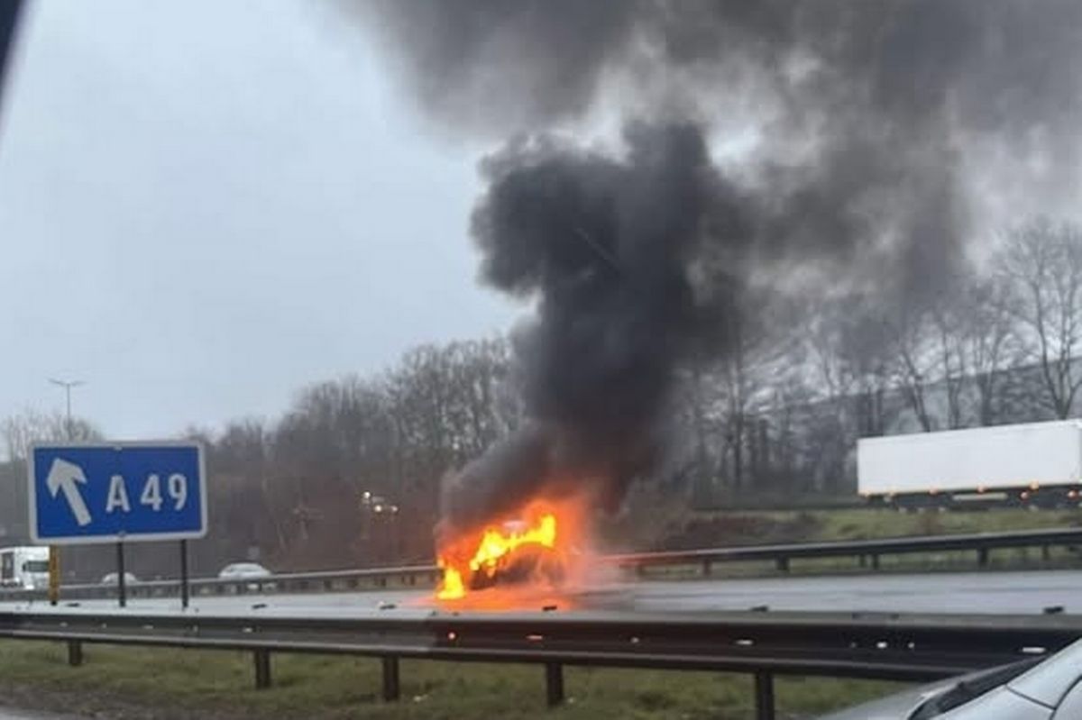 Emergency crews rushed to the scene