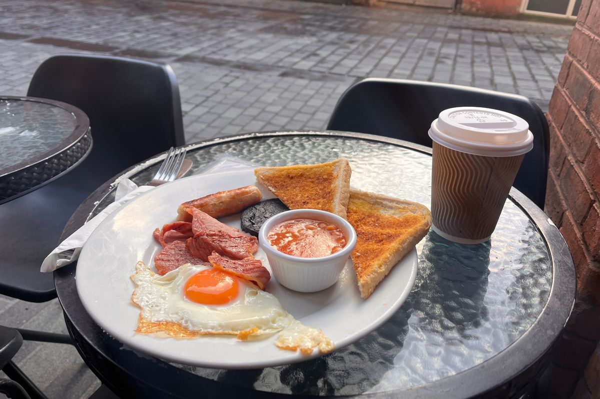 The Chantilly Beatles Cafe's £4.50 breakfast