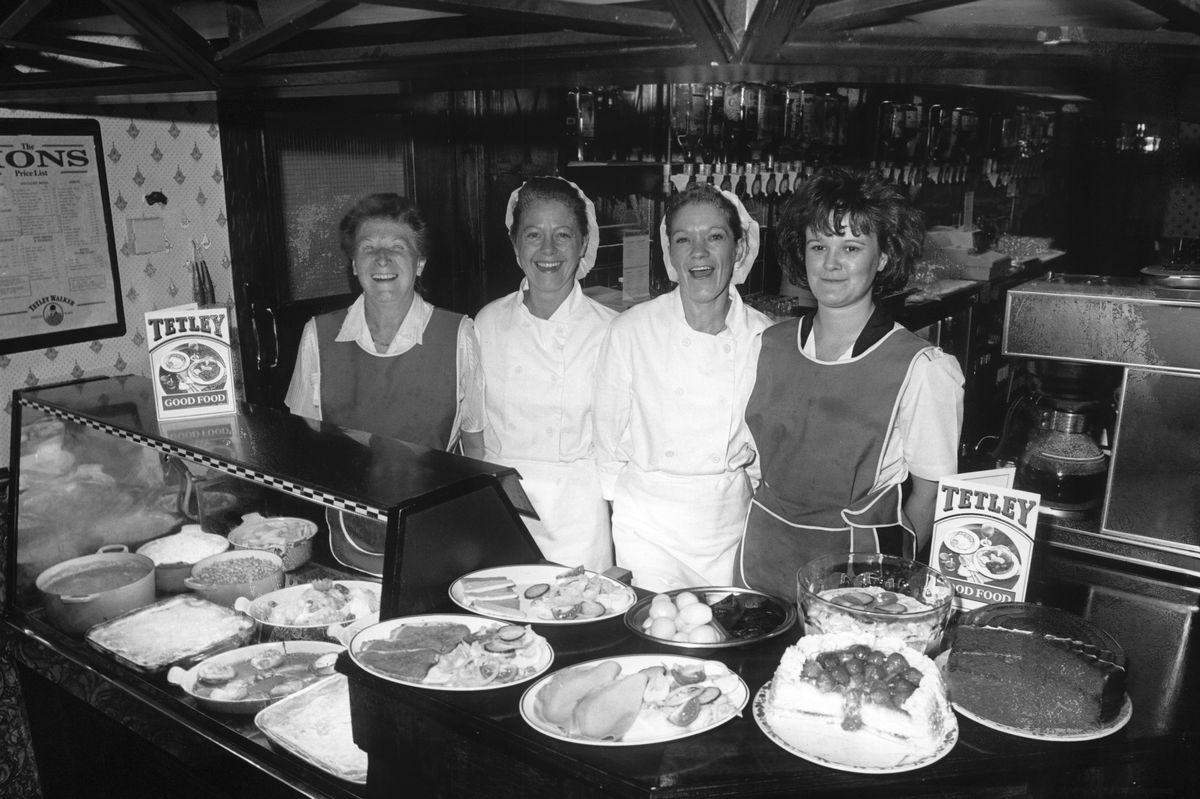 Food is on offer at The Mons pub, Breeze Hill in Bootle, pictured in September 1990