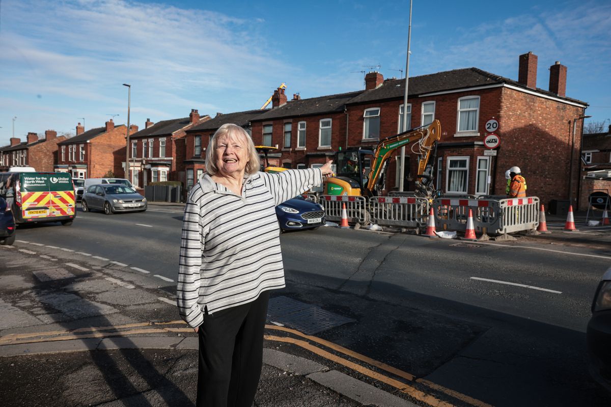 The resident said people were not given any notice about the works starting