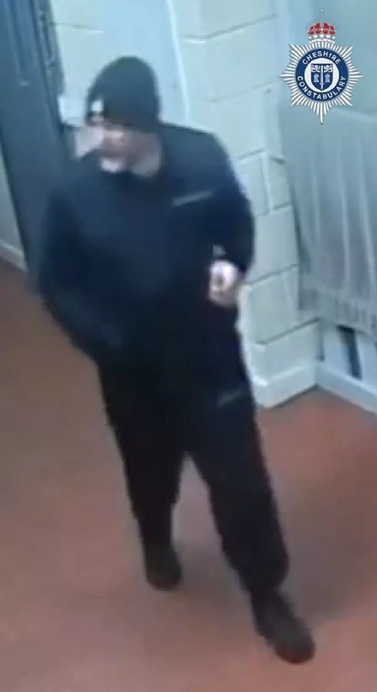 Kieran Cameron leaving the prison 