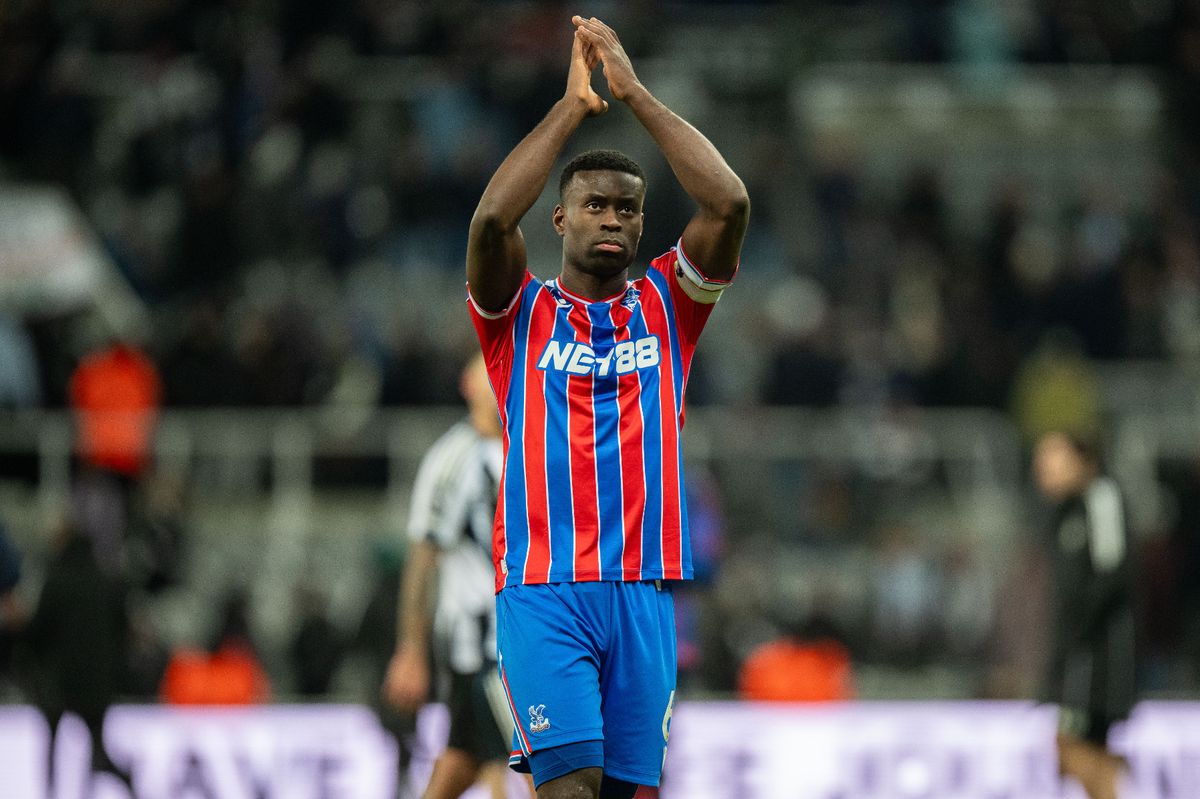NEWCASTLE UPON TYNE, ENGLAND - JANUARY 4: Marc Guehi of Crystal Palace during the Premier League match between Newcastle United and Crystal Palace at St James' Park on January 4, 2026 in Newcastle upon Tyne, United Kingdom. (Photo by Sebastian Frej/Getty Images)