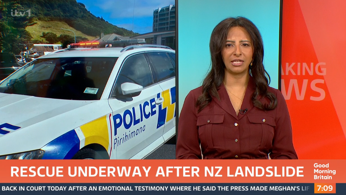 Several people are missing after a landslide in New Zealand