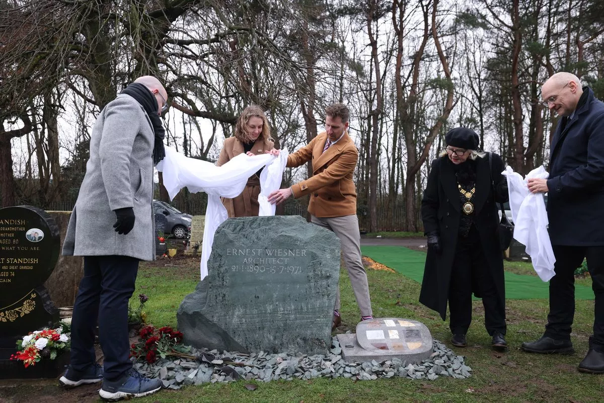 Lord Mayor of Liverpool Cllr Mary Rasmussen was present at the unveiling 