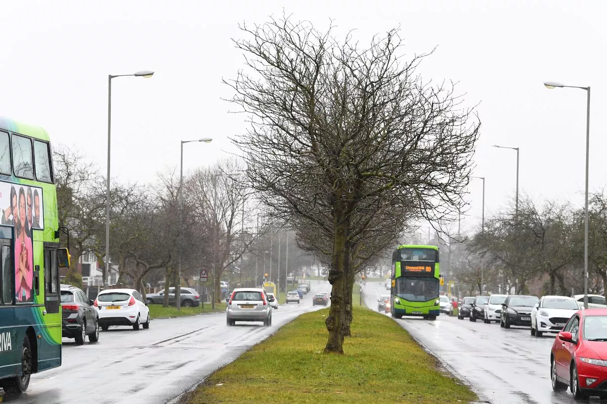 Western Avenue in Speke which has reportedly suffered from anti-social behaviour