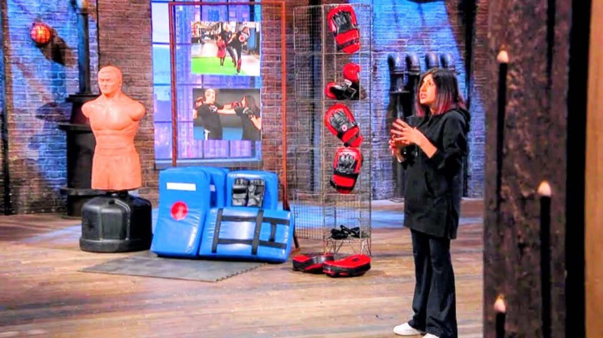 Gulshen Bano appearing on Dragons' Den with her global mission for women and girls