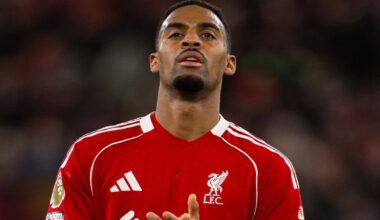 LIVERPOOL, ENGLAND - Saturday, December 27, 2025: Liverpool