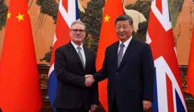 Britain's PM Keir Starmer visits China