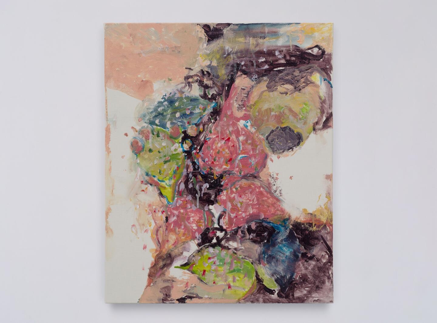 􃼁s X'mas ornaments smell fishy, mesmerism sax fons (antsy hull) 2026 65.2 x 53 cm oil on canvas