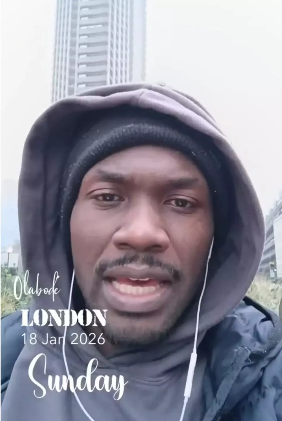 Shoniregun says £400 a month isn’t enough—and demands more welfare.