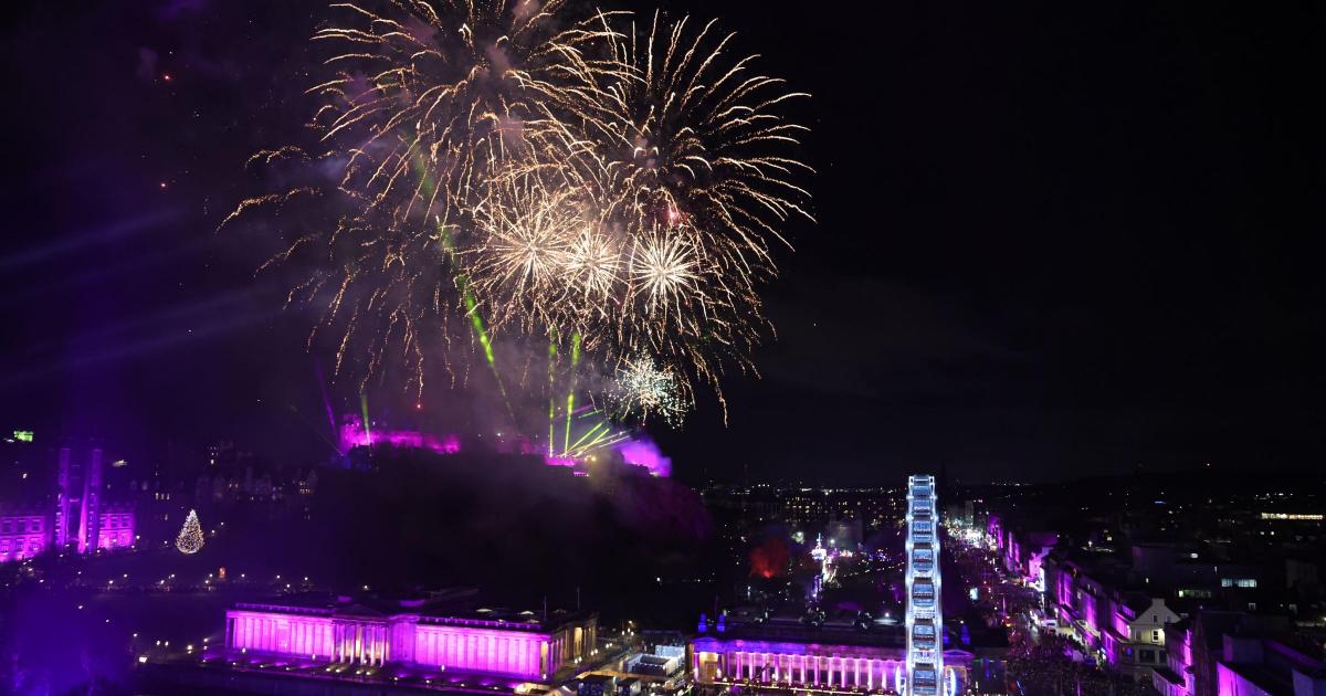 Thousands gather as Edinburgh welcomes new year with spectacular fireworks