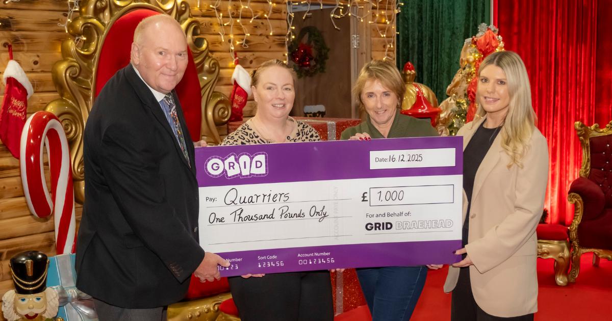 GRID Braehead donates £2000 to Renfrewshire groups