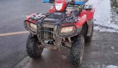 One arrested after stolen quad bike found in Tyersal field