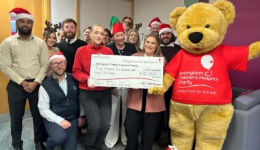 AFH raises £30k for Birmingham Children’s Hospital