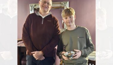 Rob Renton Memorial Trophy is presented to Shane Hay