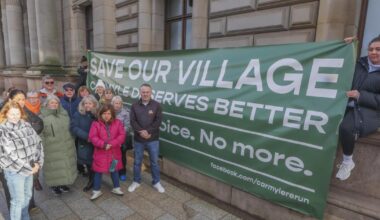 Protest outside Glasgow City Chambers fails to halt development