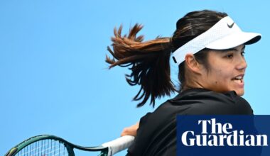 Emma Raducanu recovers in Hobart to post first win in over three months | Emma Raducanu