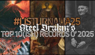 Steel Druhm's Top Ten(ish) of 2025