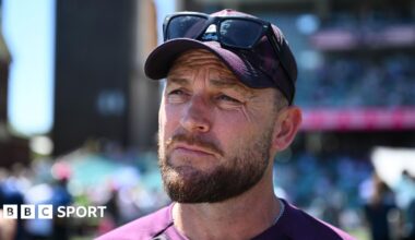 BBC Sport microphone and phone