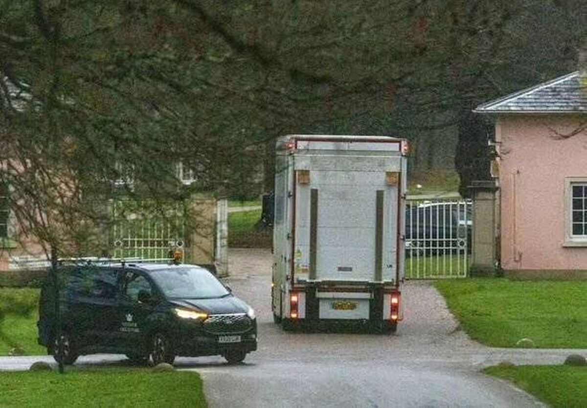 A removal van was seen arriving today