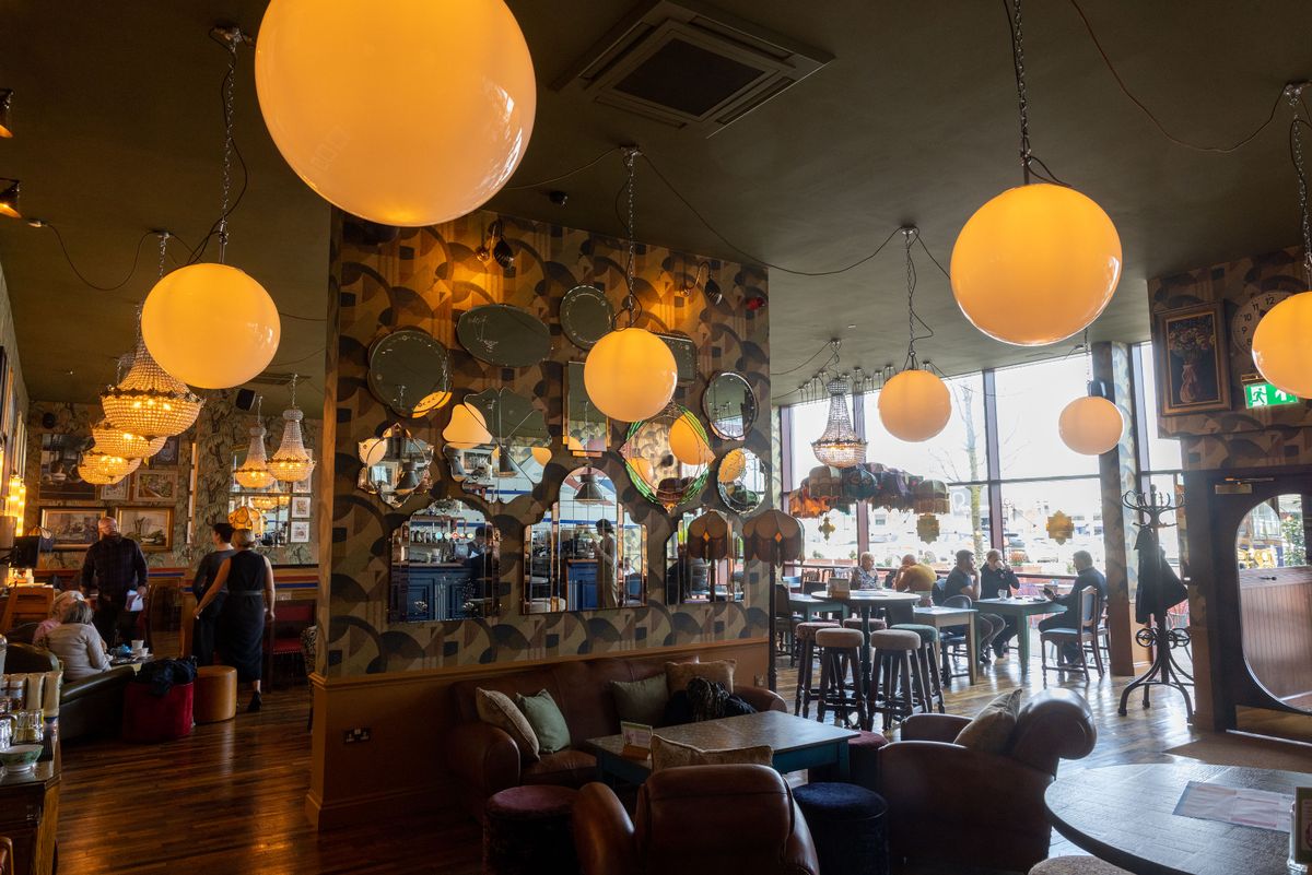 Inside a typical Loungers bar 