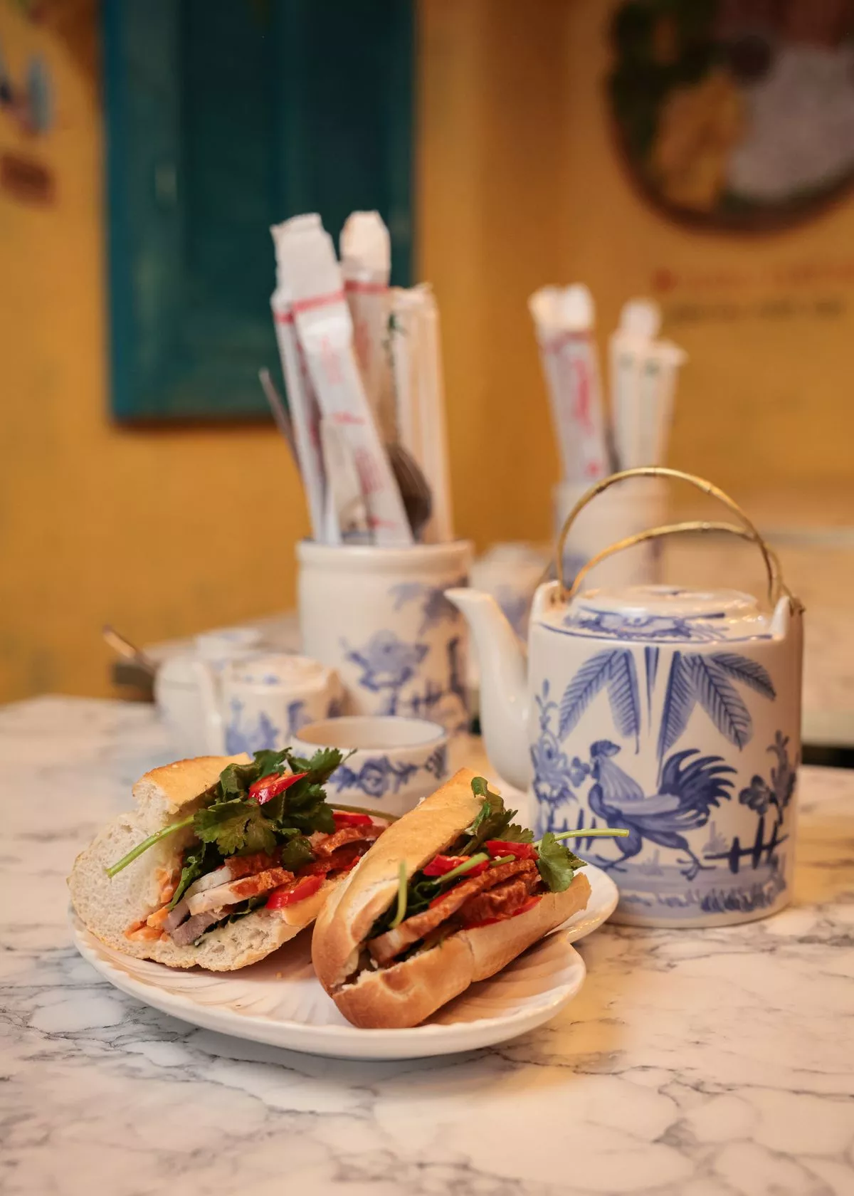 Wow Banh Mi offer five types of baguette including the grilled pork skewers and crispy pork belly as well as the signature Banh Mi