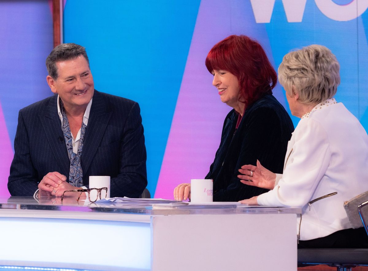 janet street porter talking to tony hadley on Loose Women