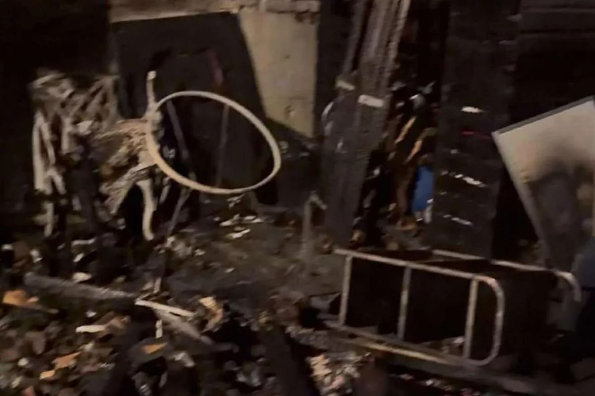 Damage at Jay's Bistro in Merseyside