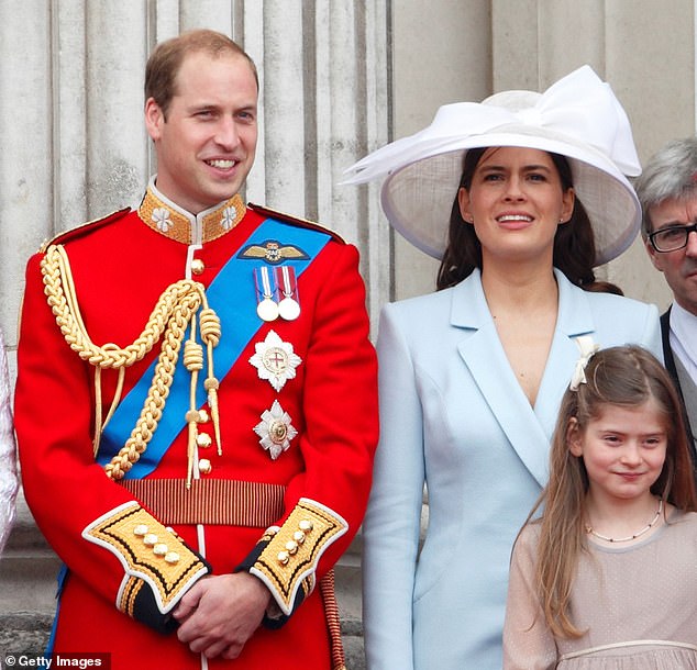 Mother-of-two Sophie says everyone has 'looked after' her. Pictured with Prince William at Trooping the Colour in 2014