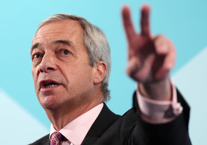Reform UK leader Nigel Farage declared the next Holyrood election to be a two horse race between his party and the SNP.