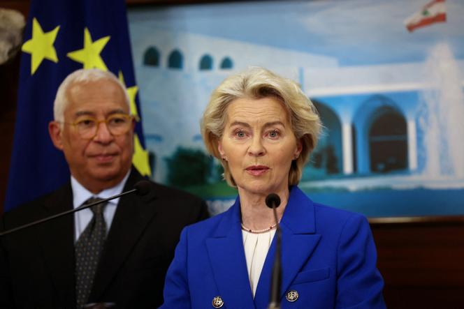 European Commission President Ursula von der Leyen, in Baabda, Lebanon, on January 9, 2026.