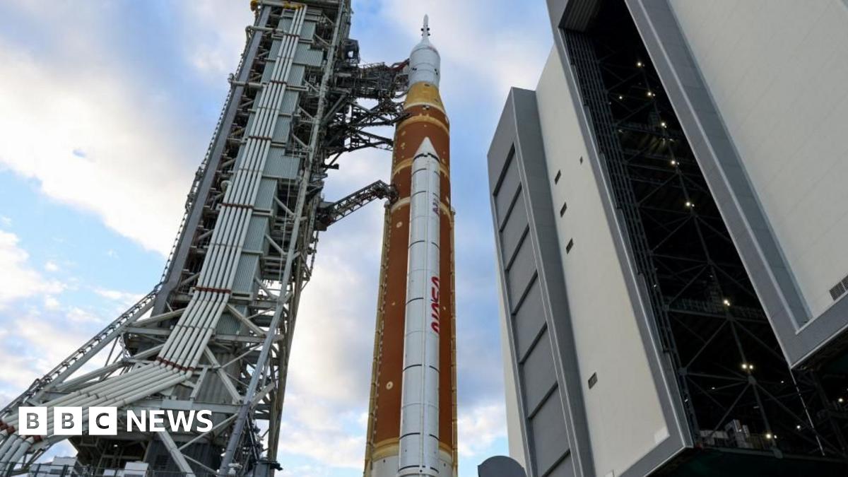 Nasa Artemis II: Rocket moves to launch pad ahead of first crewed Moon mission in decades - follow live