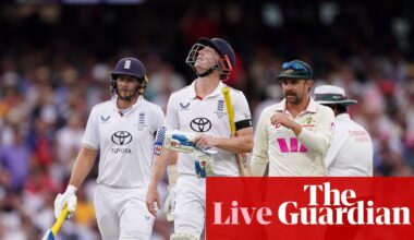 Australia v England: fifth Ashes Test, day one – live | Ashes 2025-26