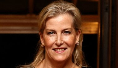 The Duchess of Edinburgh's 'clingy' emerald dress is a masterclass in styling satin in your 60s