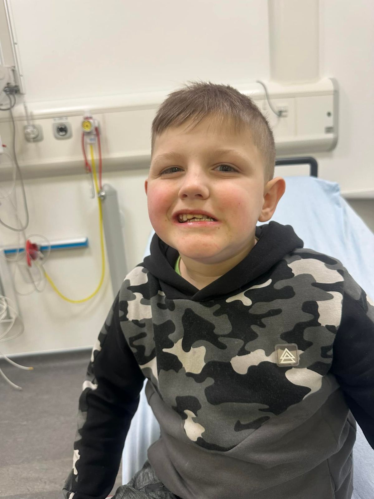 Lyle was diagnosed at three months old. 