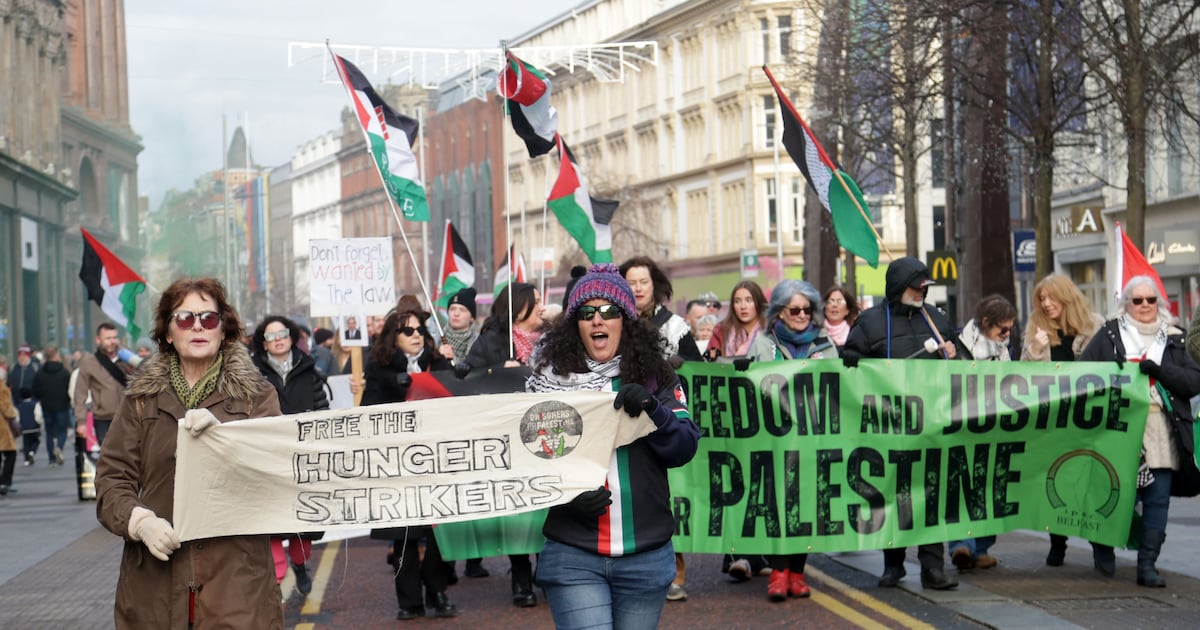 New Year’s Eve vigil for Gaza held in Belfast – The Irish News