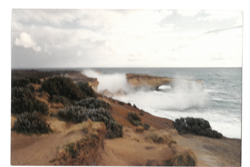 Water spray covering London Bridge Peterborough VIC AUS