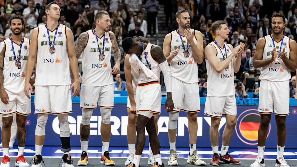Germany take step on road to success - As one of the hosts of the 2022 EuroBasket, Germany were keen to impress. They finished second in their group and then marched into the semifinals. Here, they lost to eventual winners Spain but they claimed bronze after beating Poland in the third-place game. The performance delivered a real sense of promise about this team as they won their first EuroBasket medal since 2005.<span class="copyright">Maja Hitij/Getty Images</span>