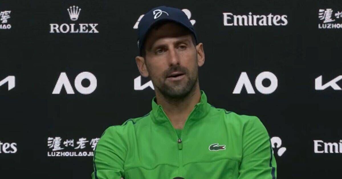 Djokovic slams 'disrespectful' Australian Open question - Tennis - Sports