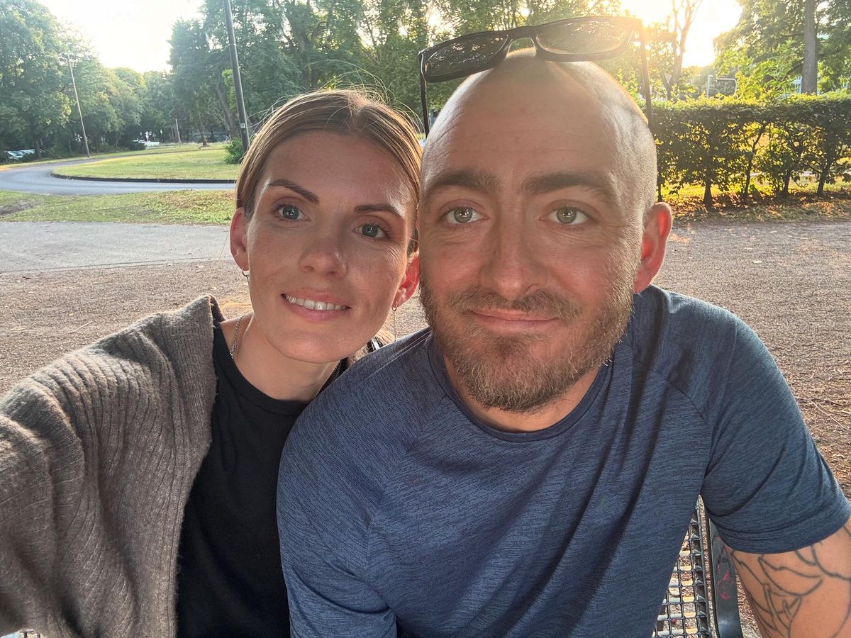 Pictured is Natalie and Gav Melen