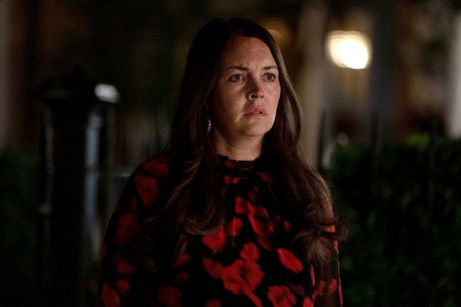 Stacey Slater looks shocked in EastEnders