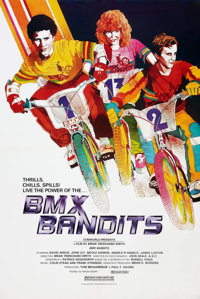 The poster for BMX Bandits (1983)