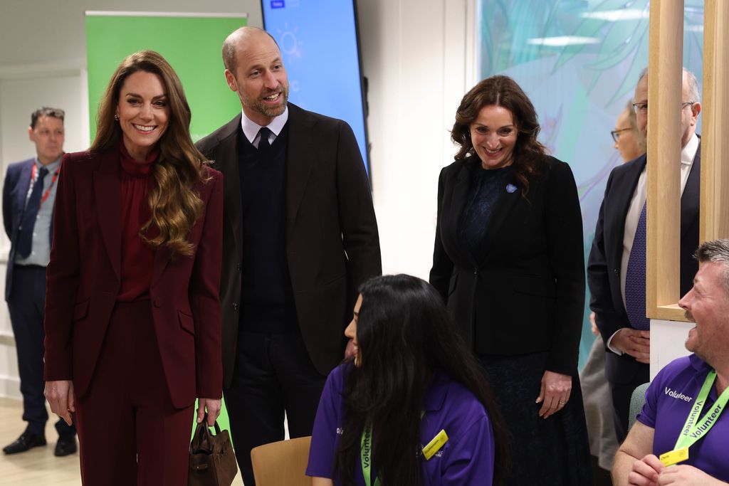 Kate Middleton and Prince William visit Charing Cross Hospital 