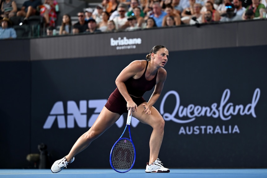 Marta Kostyuk looks tired