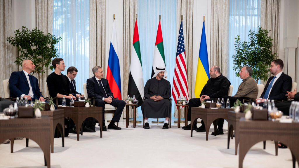 US, Ukraine and Russia meet in Abu Dhabi for first trilateral peace talks