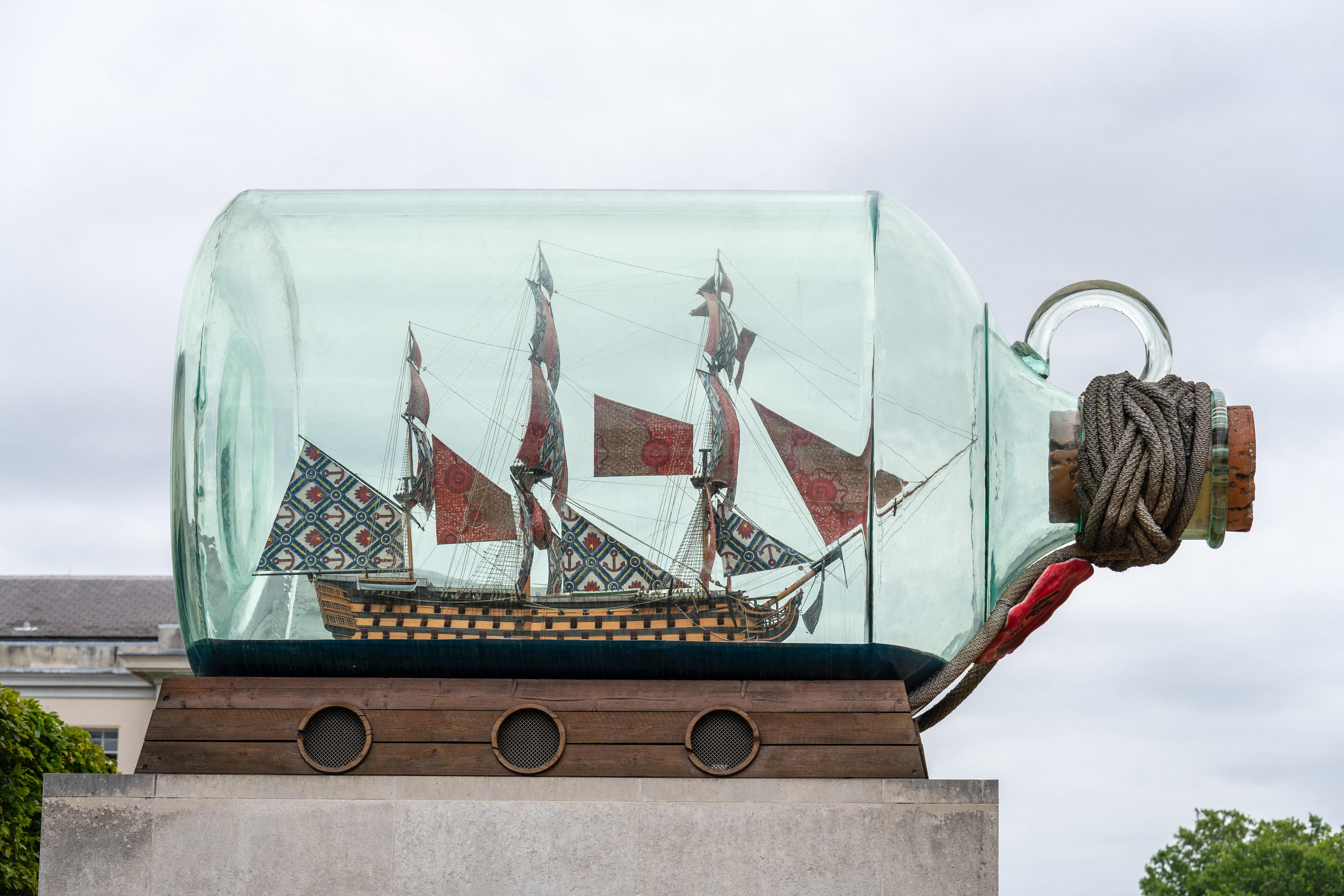 Nelson's ship in a bottle